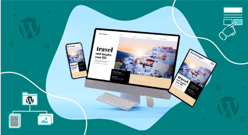 website design with wordpress
